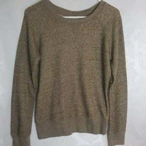 Merona Boys shirt size small Brown & White Multico